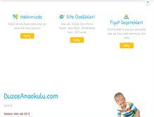 Tablet Screenshot of duzceanaokulu.com